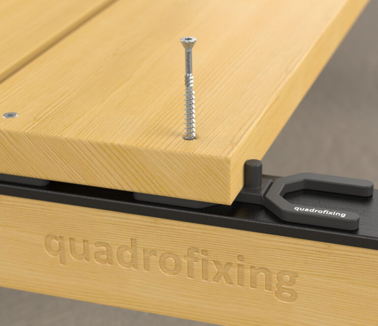 Wkręt QUADROFIX C2 z dystansem QUADRO H i taśmą ochronną
